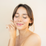 Female with radiant skin